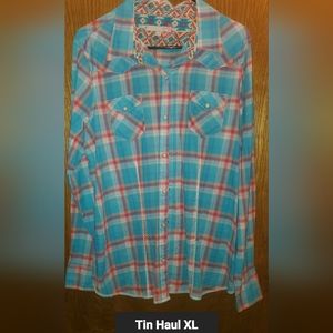 Tin Haul XL long sleeve western shirt